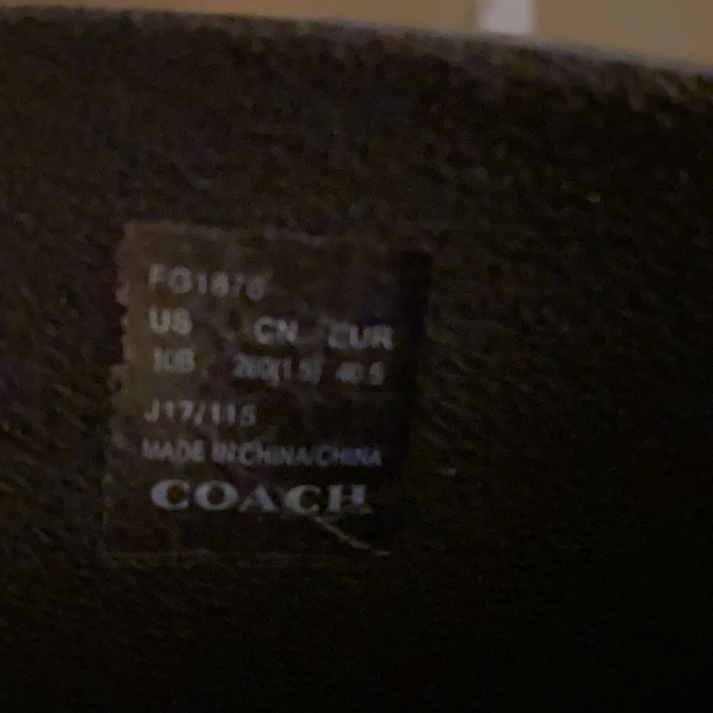 COACH brown RAINBOOTS 10B - Picture 7 of 7